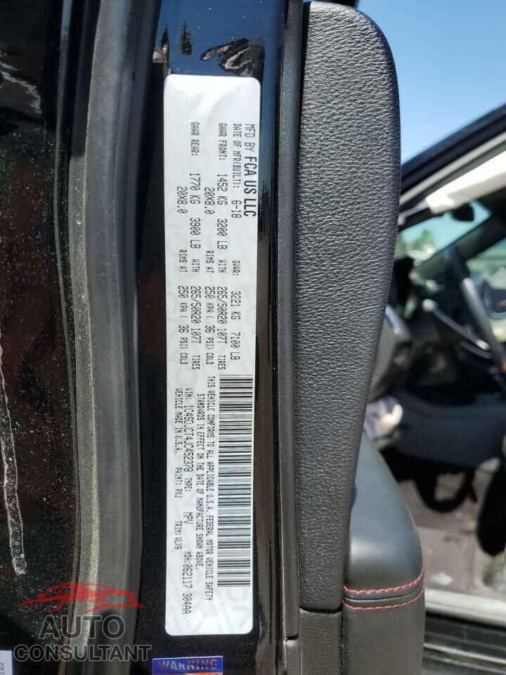 DODGE DURANGO 2018 - 1C4SDJCT4JC452378