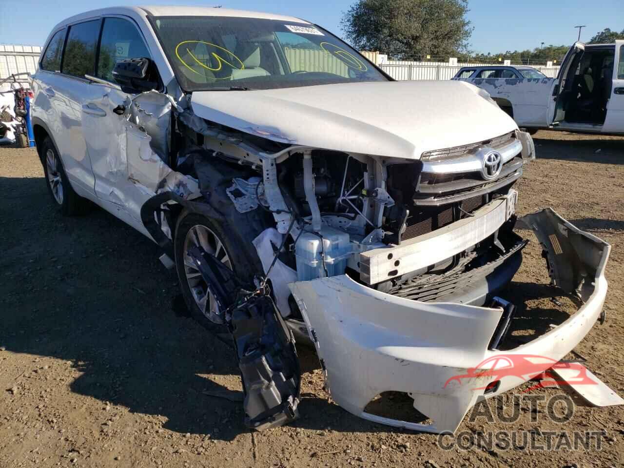 TOYOTA HIGHLANDER 2016 - 5TDZKRFH3GS171707