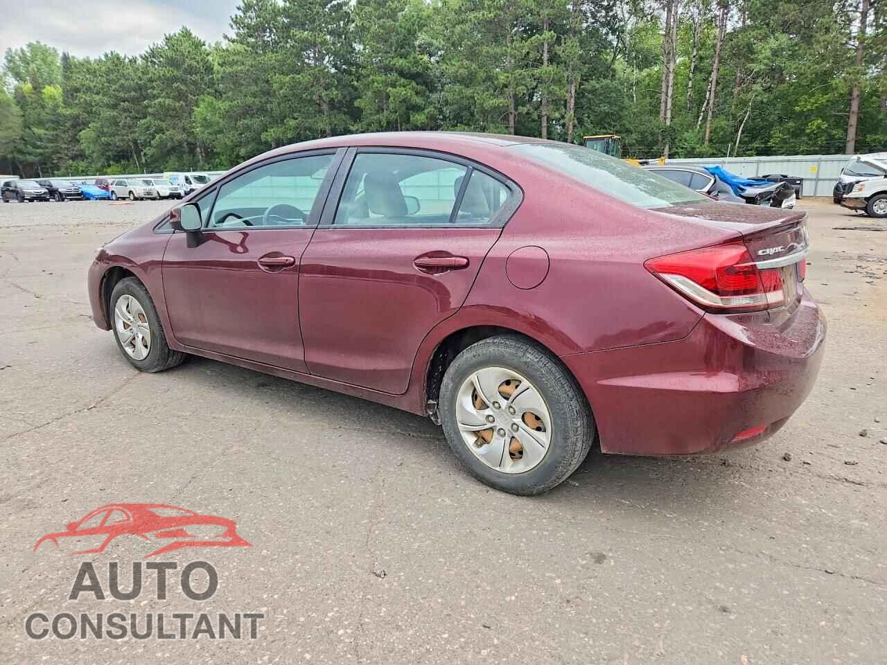 HONDA CIVIC 2013 - 19XFB2F55DE089709