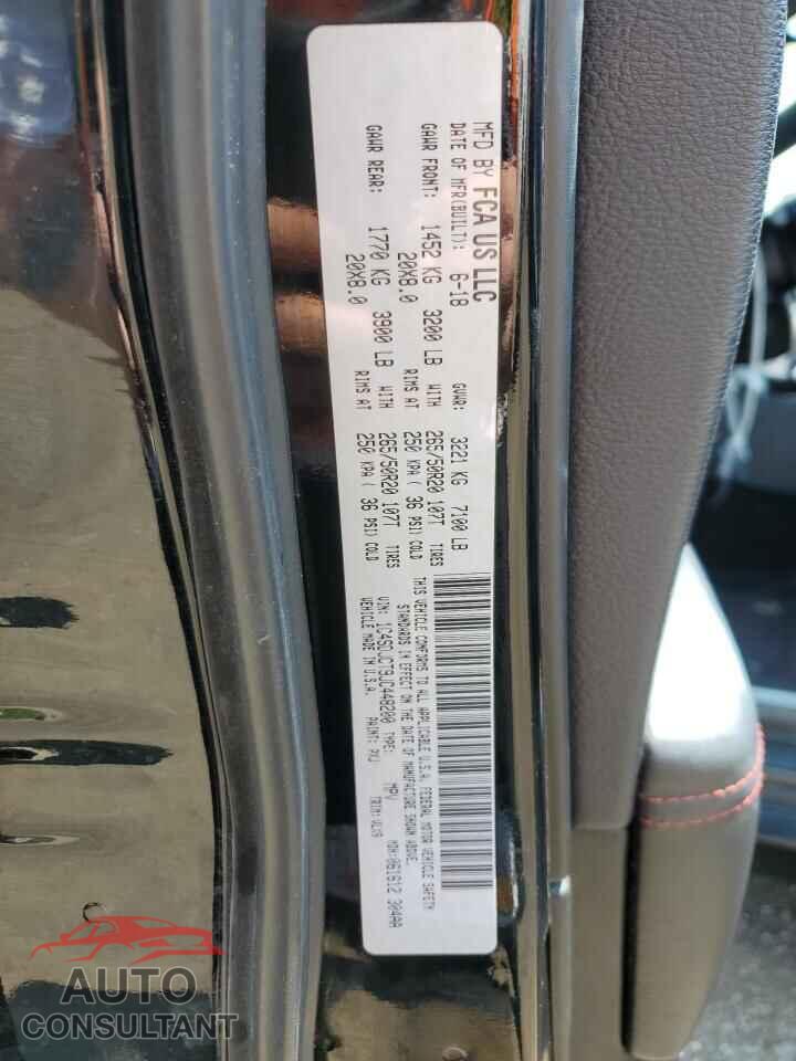 DODGE DURANGO 2018 - 1C4SDJCT9JC448200