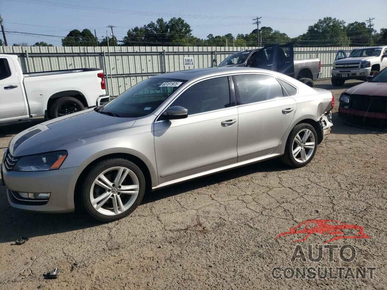 VOLKSWAGEN PASSAT 2013 - 1VWCN7A31DC072391