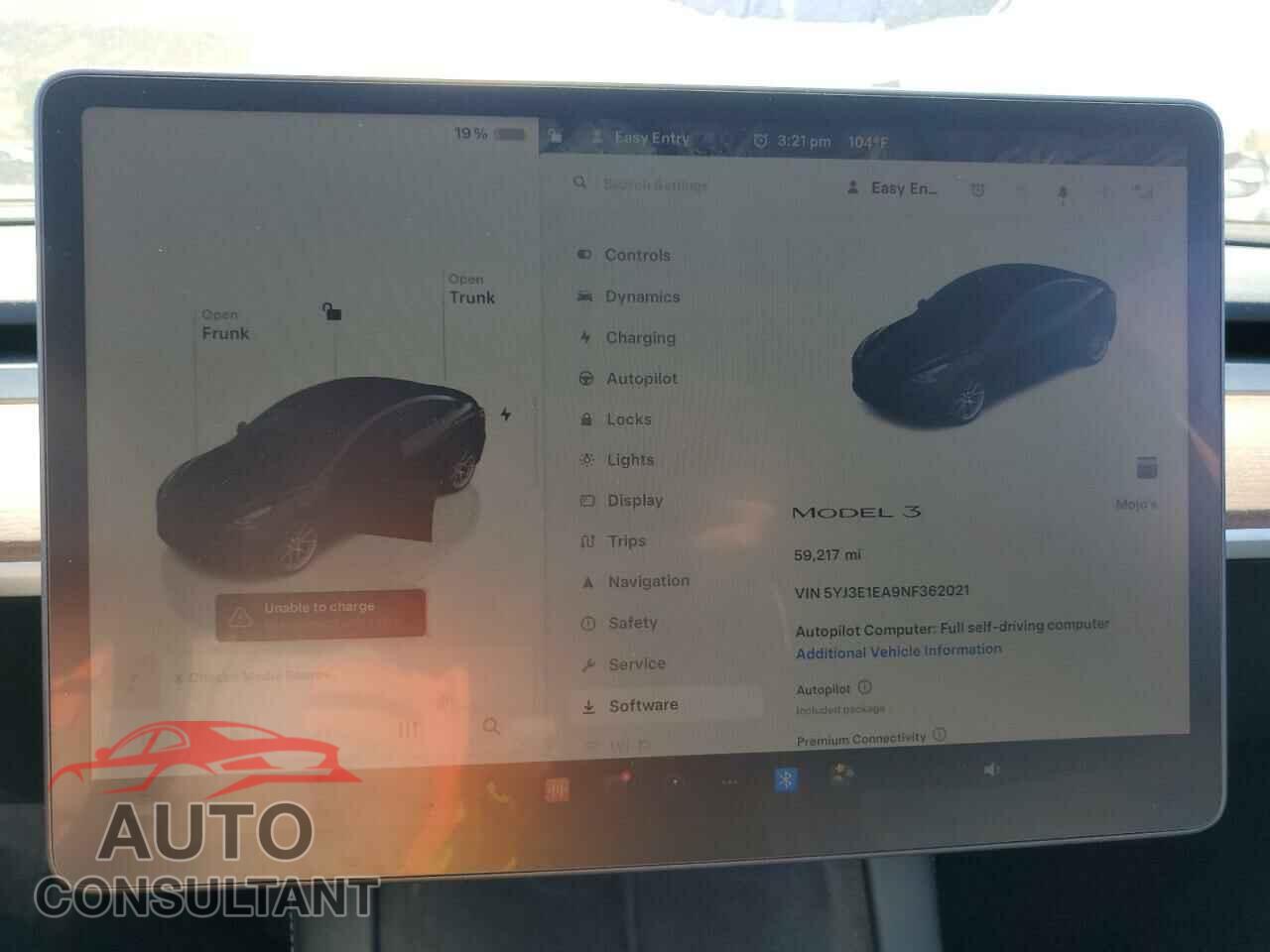 TESLA MODEL 3 2022 - 5YJ3E1EA9NF362021