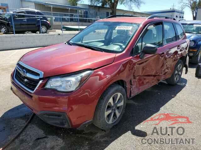 SUBARU FORESTER 2018 - JF2SJABC5JH559549