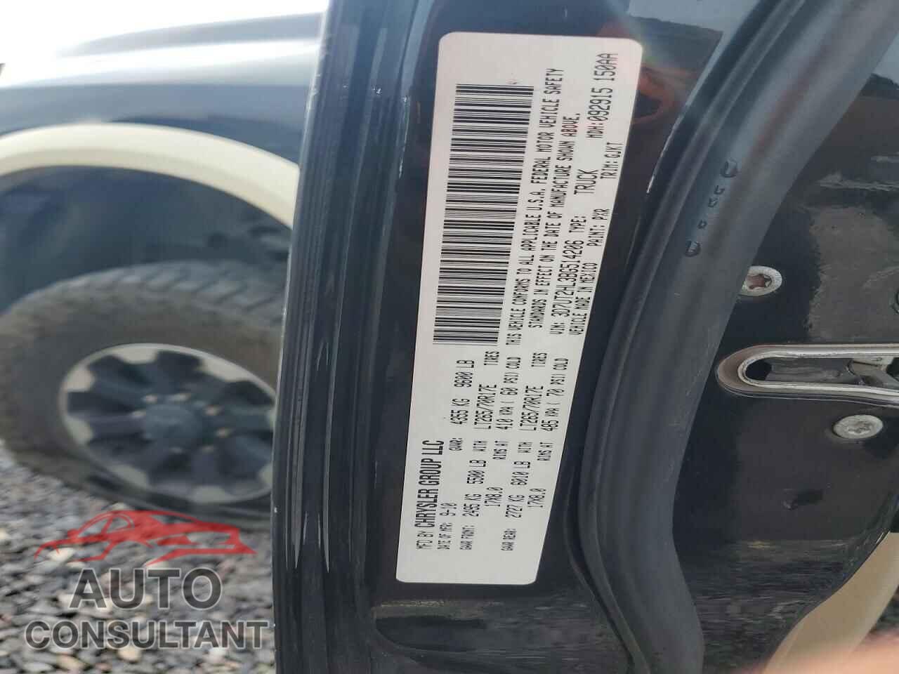 DODGE RAM 2500 2011 - 3D7UT2HL3BG514206