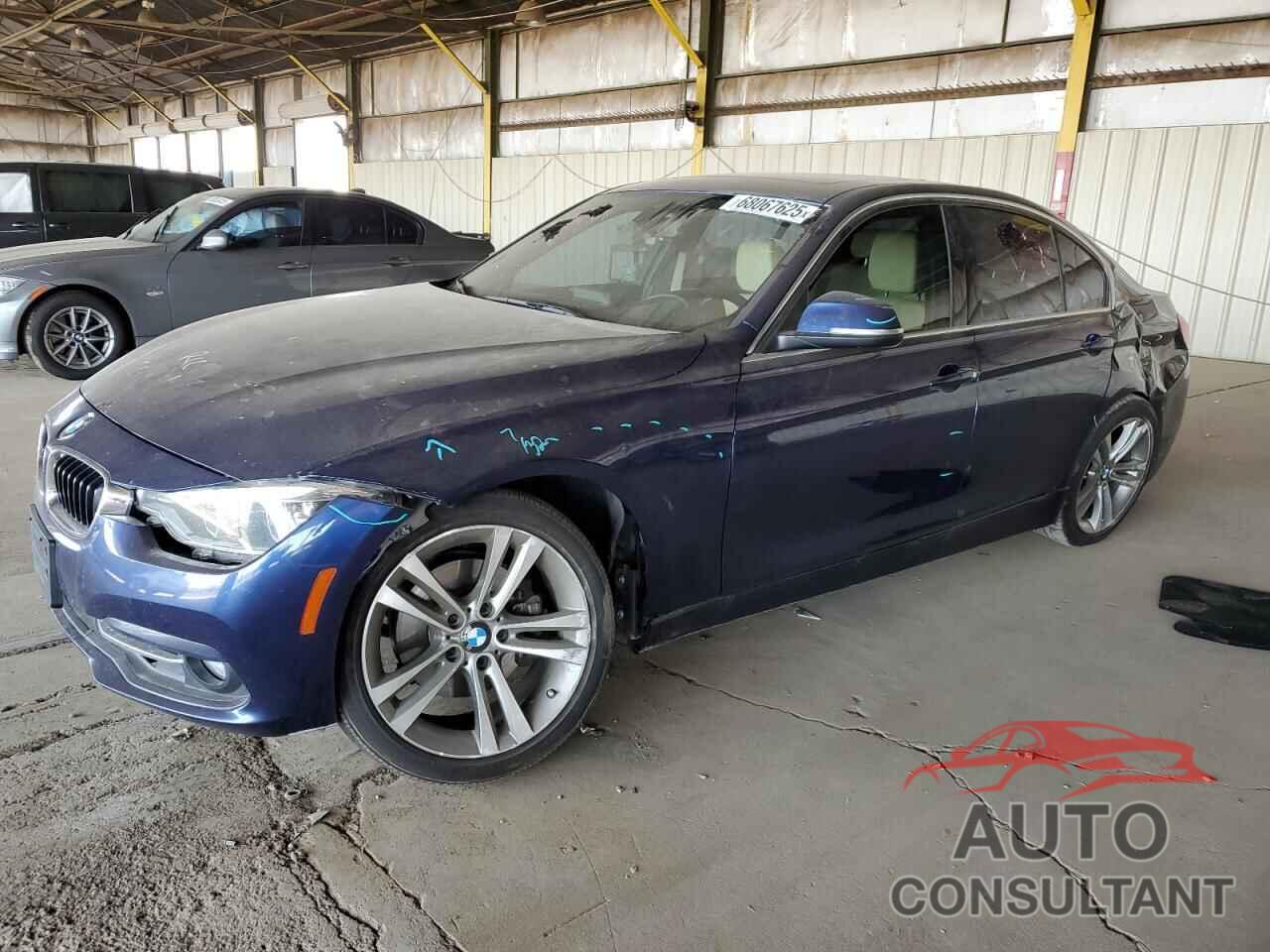 BMW 3 SERIES 2018 - WBA8B9G54JNU96974