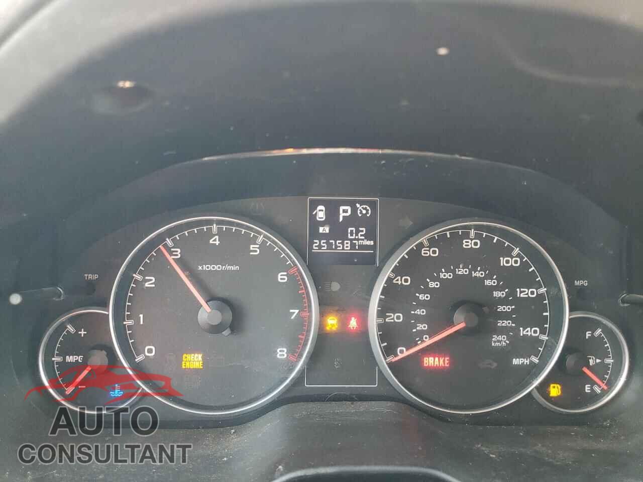 SUBARU OUTBACK 2013 - 4S4BRBCC1D3240626