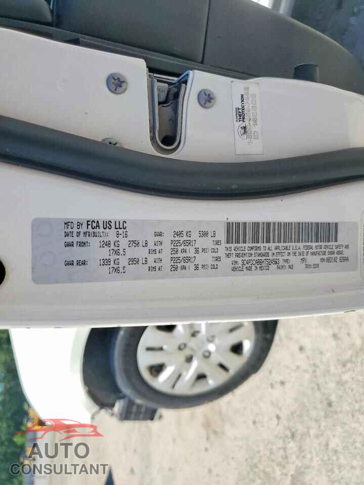 DODGE JOURNEY 2017 - 3C4PDCAB6HT524563