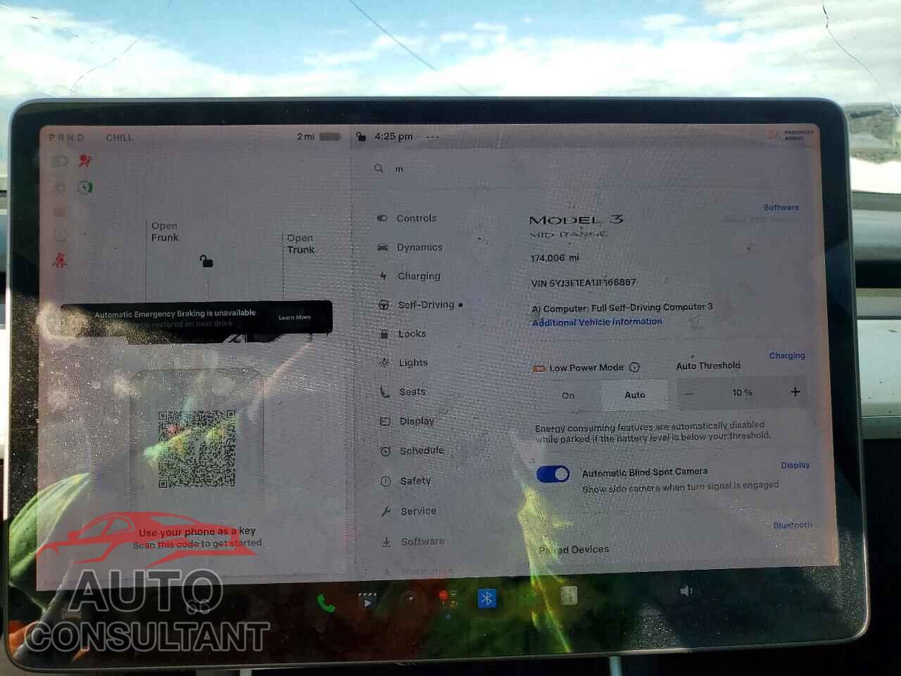 TESLA MODEL 3 2018 - 5YJ3E1EA1JF168867