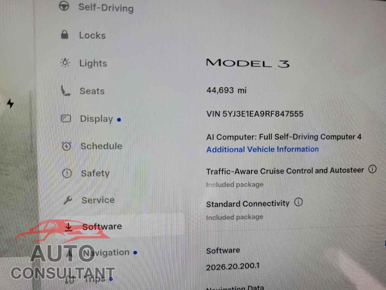 TESLA MODEL 3 2024 - 5YJ3E1EA9RF847555