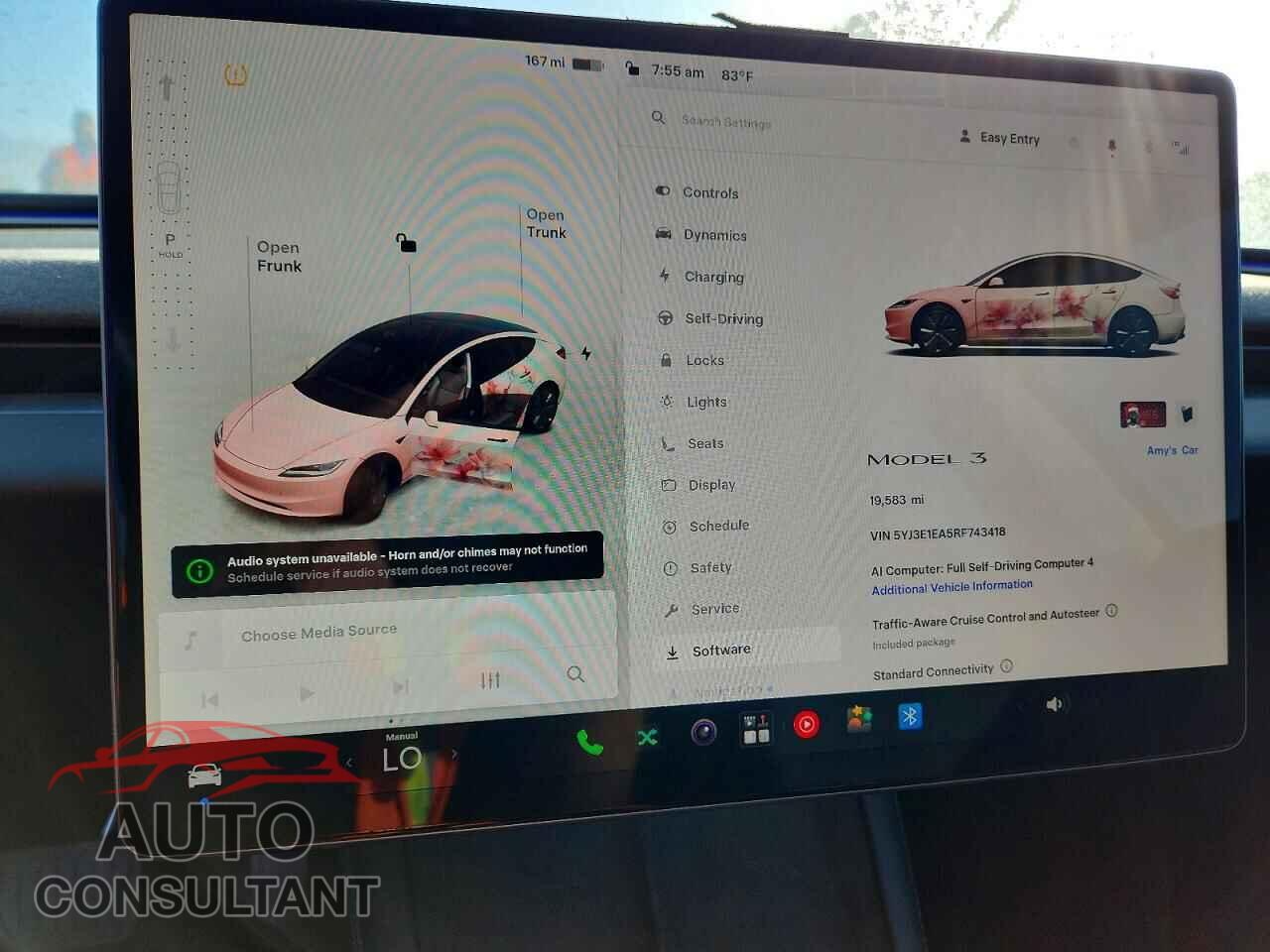 TESLA MODEL 3 2024 - 5YJ3E1EA5RF743418