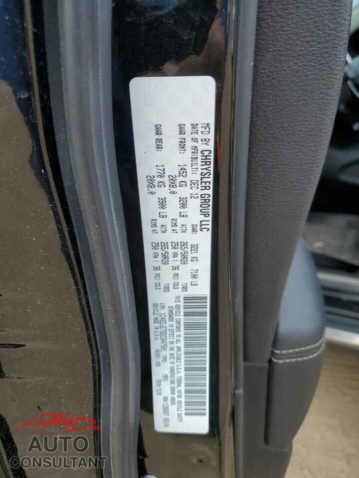 DODGE DURANGO 2013 - 1C4SDJET8DC647501