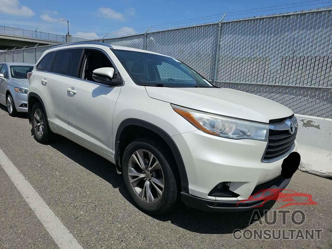 TOYOTA HIGHLANDER 2015 - 5TDJKRFHXFS168847