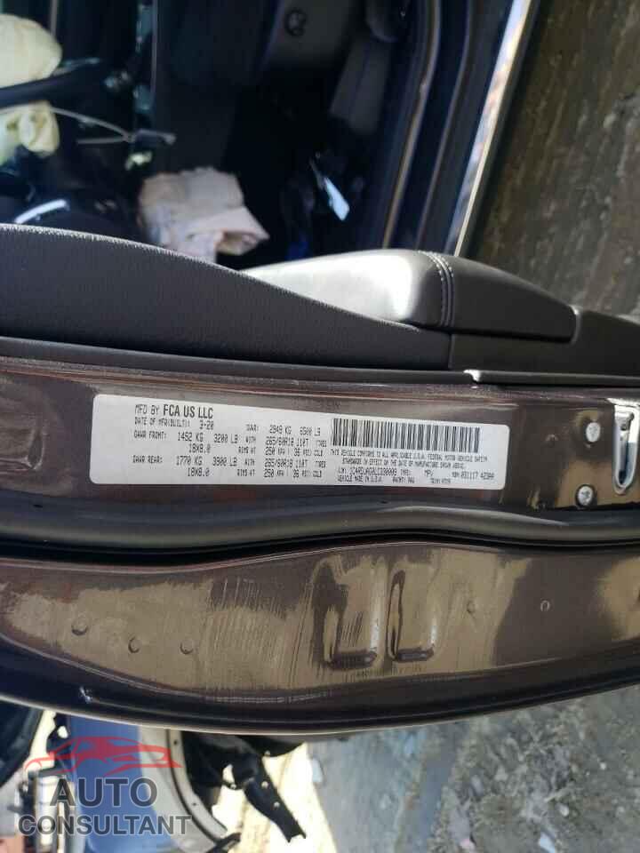 DODGE DURANGO 2020 - 1C4RDJAG0LC330009