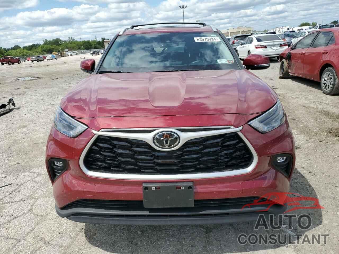 TOYOTA HIGHLANDER 2023 - 5TDKDRBH6PS045200