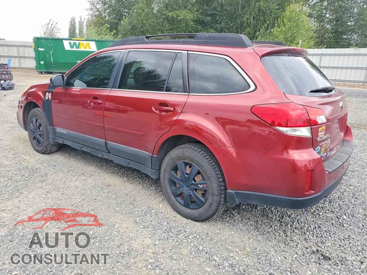SUBARU OUTBACK 2013 - 4S4BRCAC6D3305513