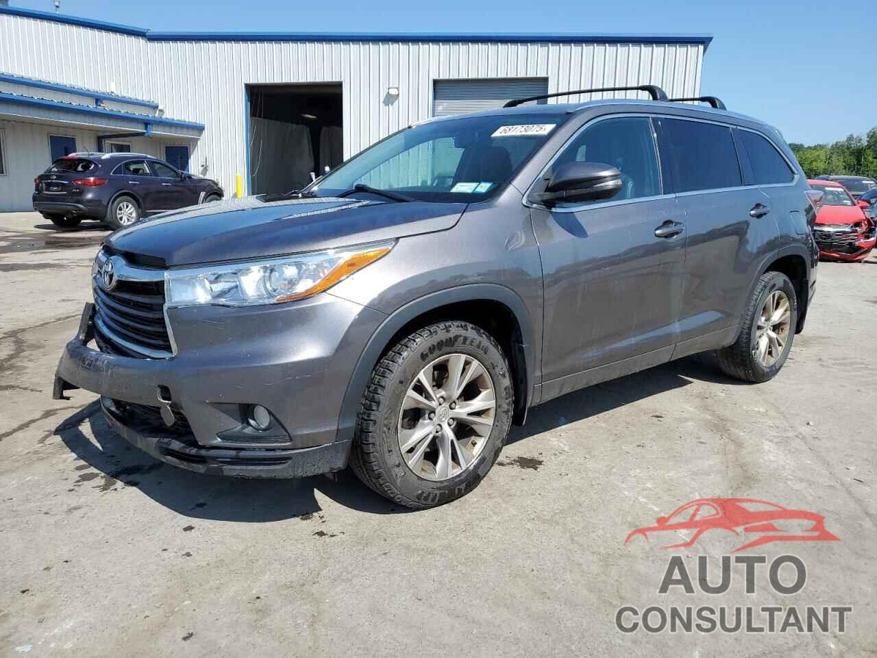 TOYOTA HIGHLANDER 2015 - 5TDJKRFH2FS164792
