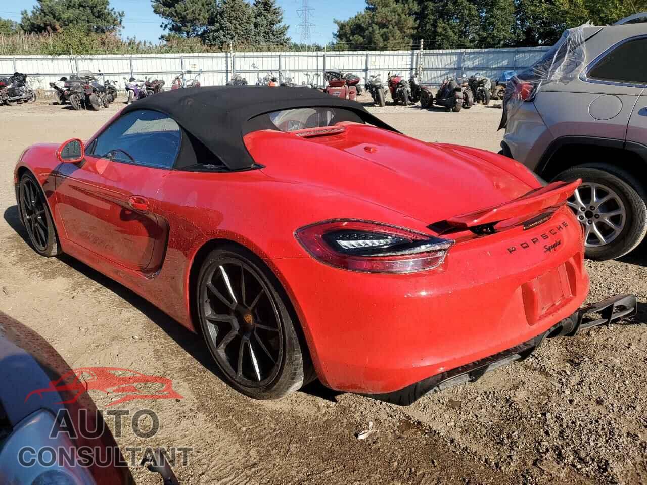 PORSCHE BOXSTER 2016 - WP0CC2A87GS152635