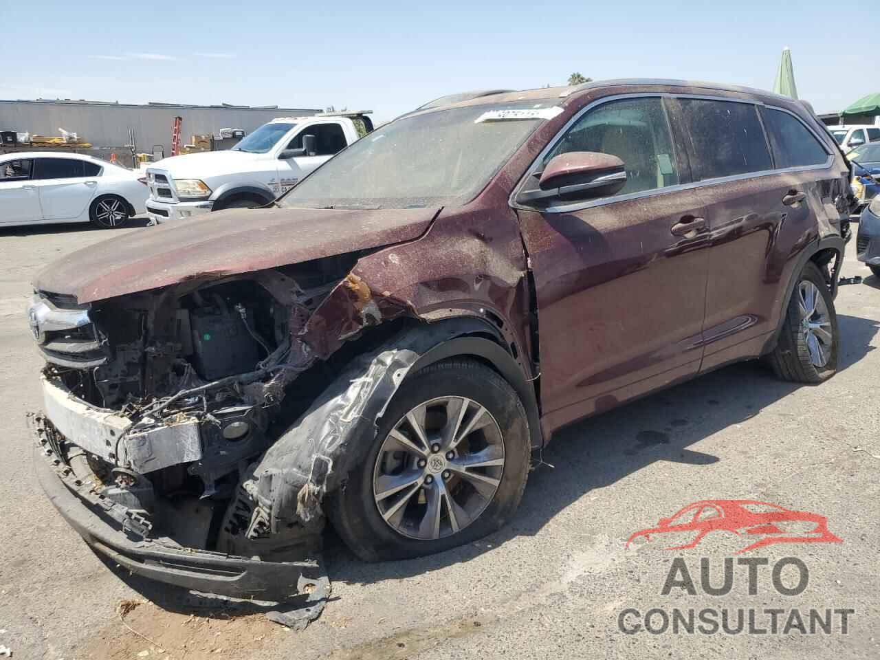 TOYOTA HIGHLANDER 2015 - 5TDKKRFH8FS040403