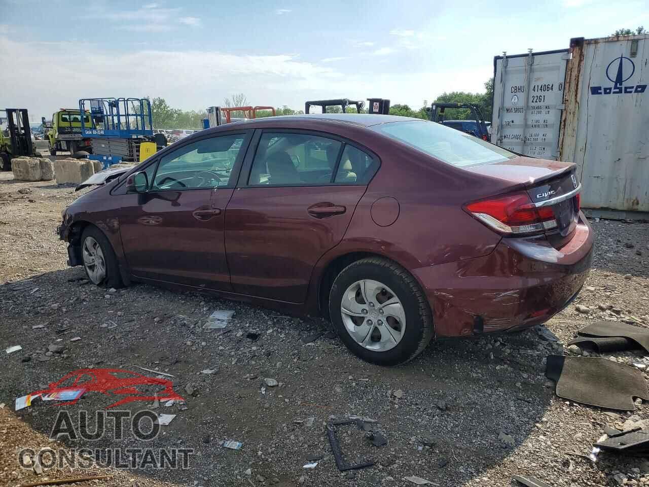 HONDA CIVIC 2013 - 19XFB2F55DE002794