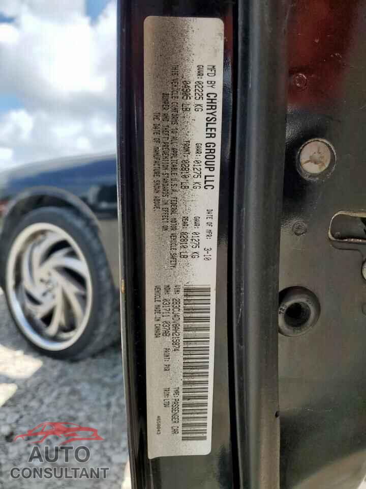 DODGE CHALLENGER 2010 - 2B3CJ4DV8AH215874