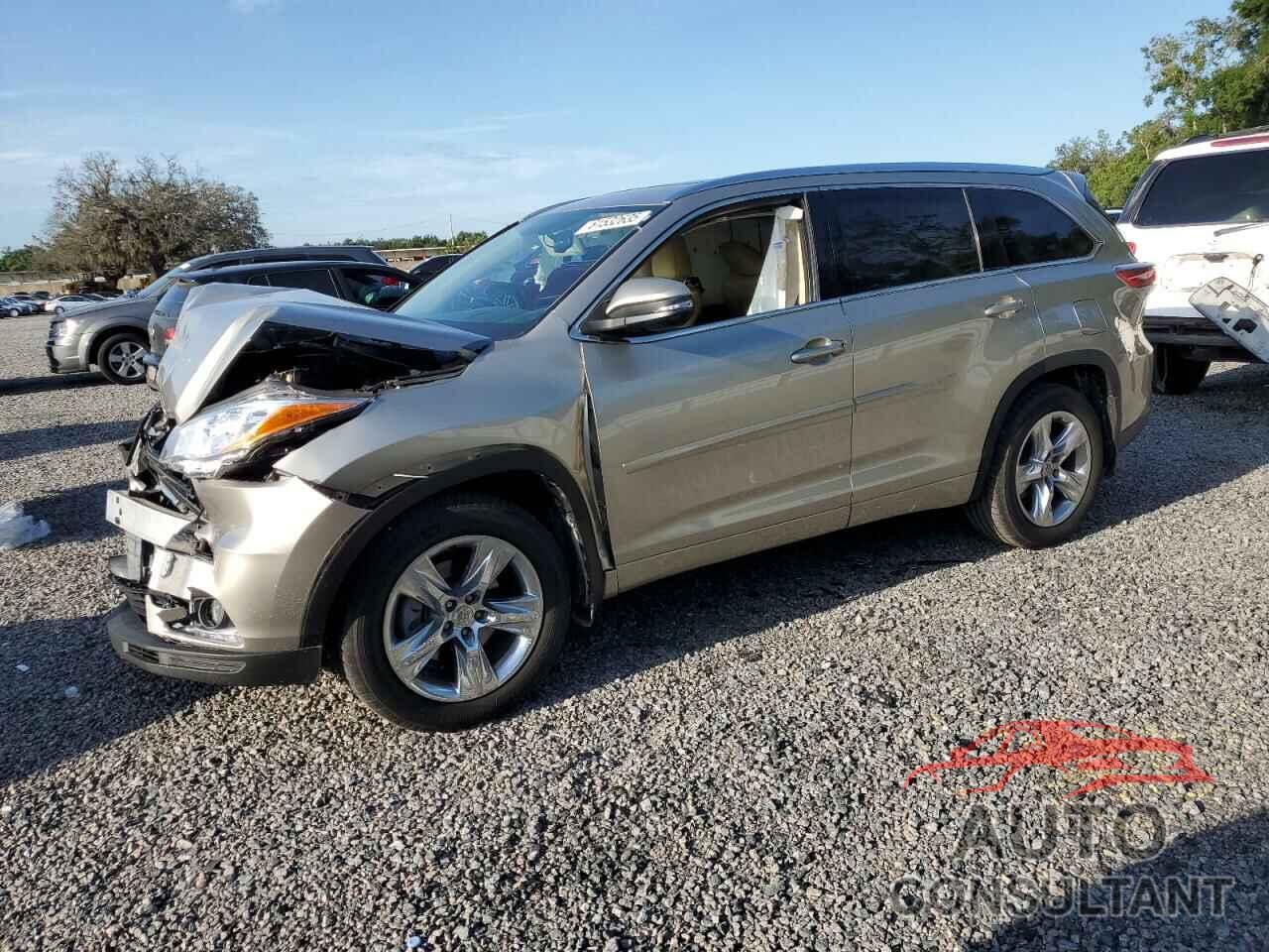 TOYOTA HIGHLANDER 2014 - 5TDDKRFH5ES046778