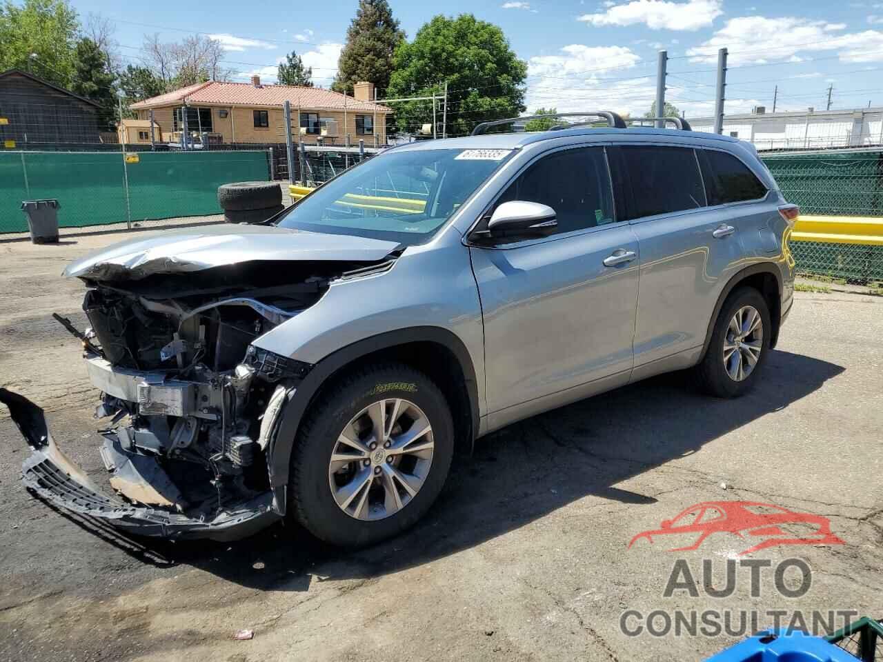 TOYOTA HIGHLANDER 2015 - 5TDJKRFHXFS198351