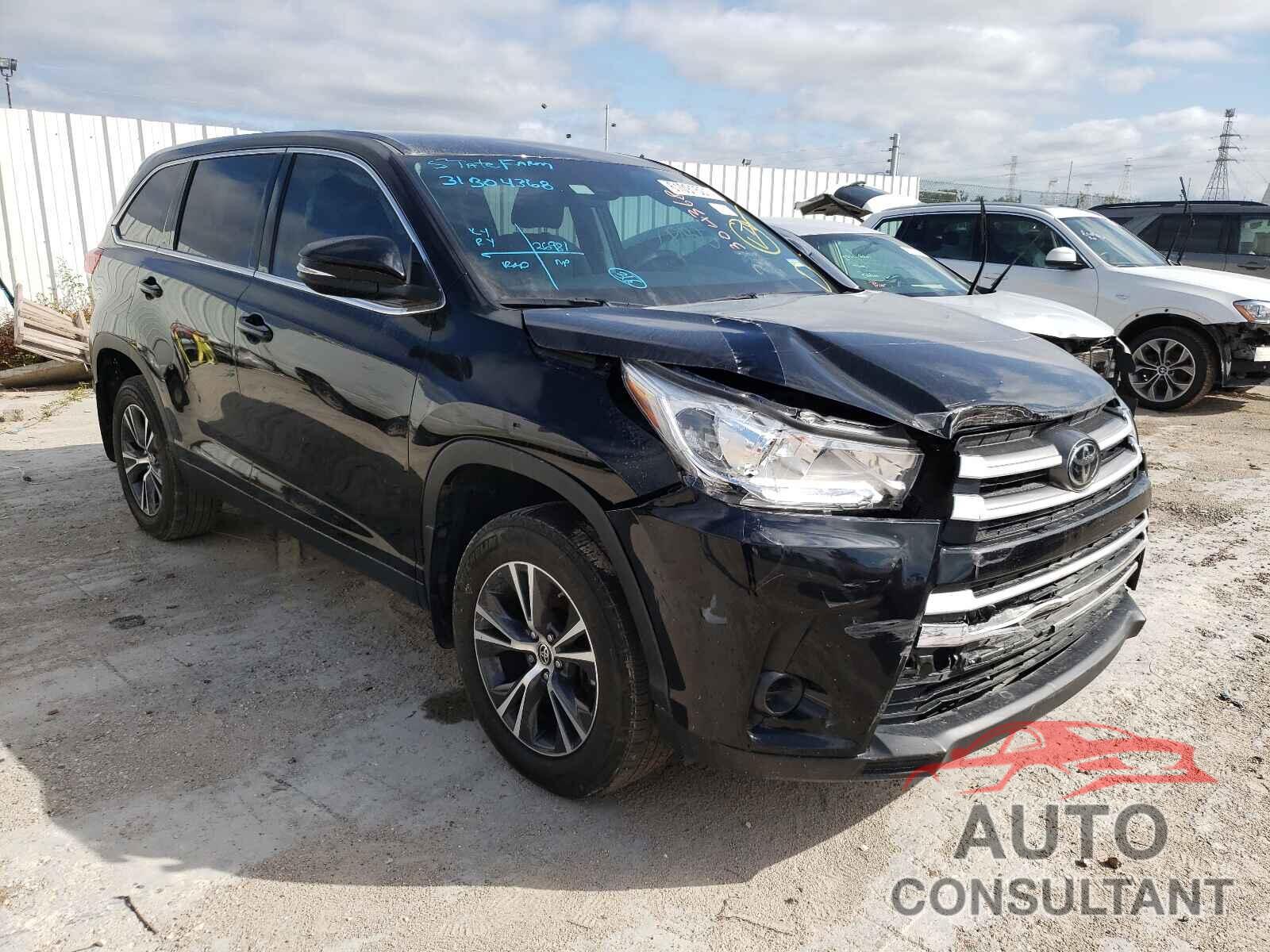 TOYOTA HIGHLANDER 2019 - 5TDZZRFH5KS368849
