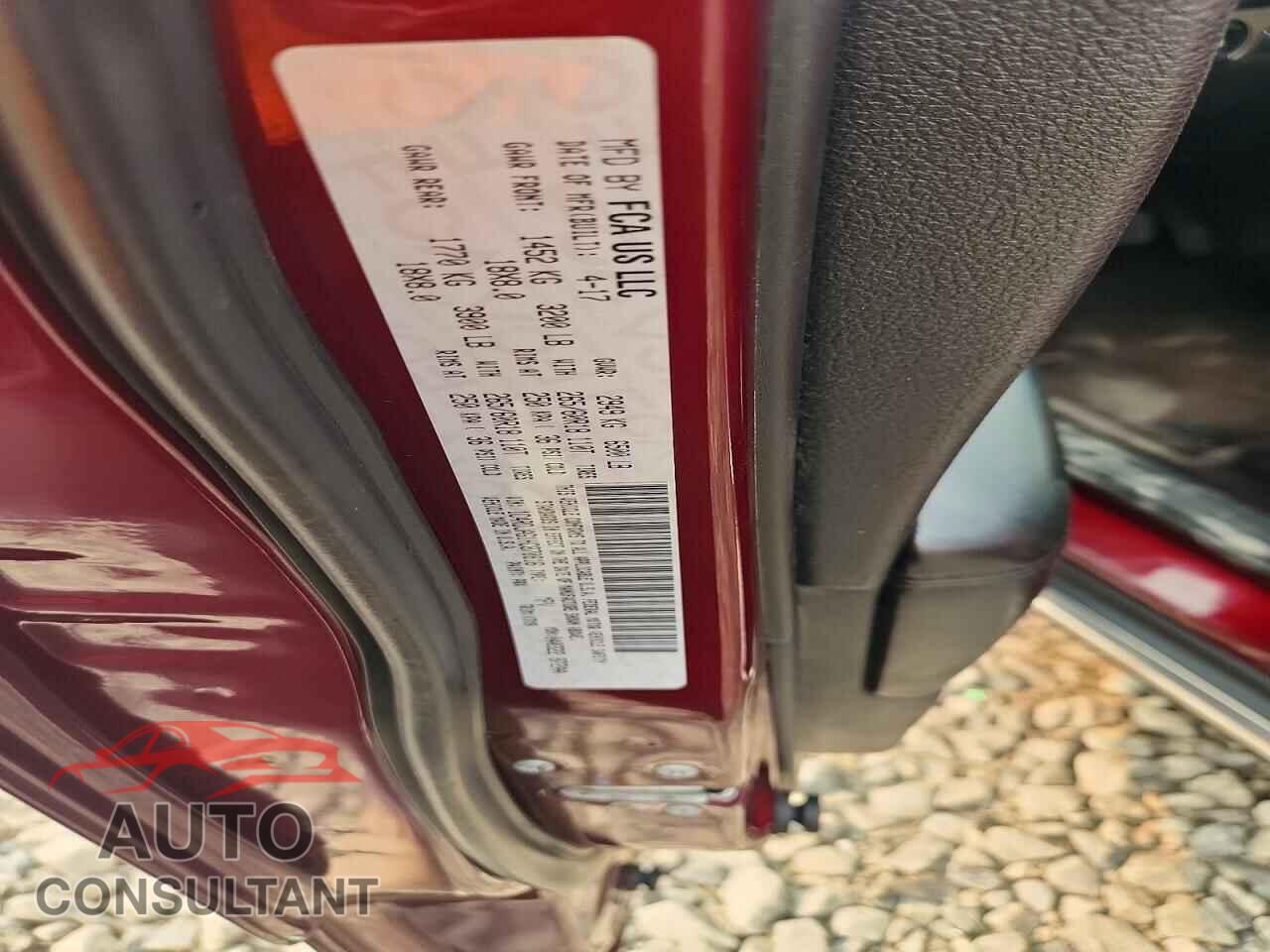 DODGE DURANGO 2017 - 1C4RDJAG1HC870816