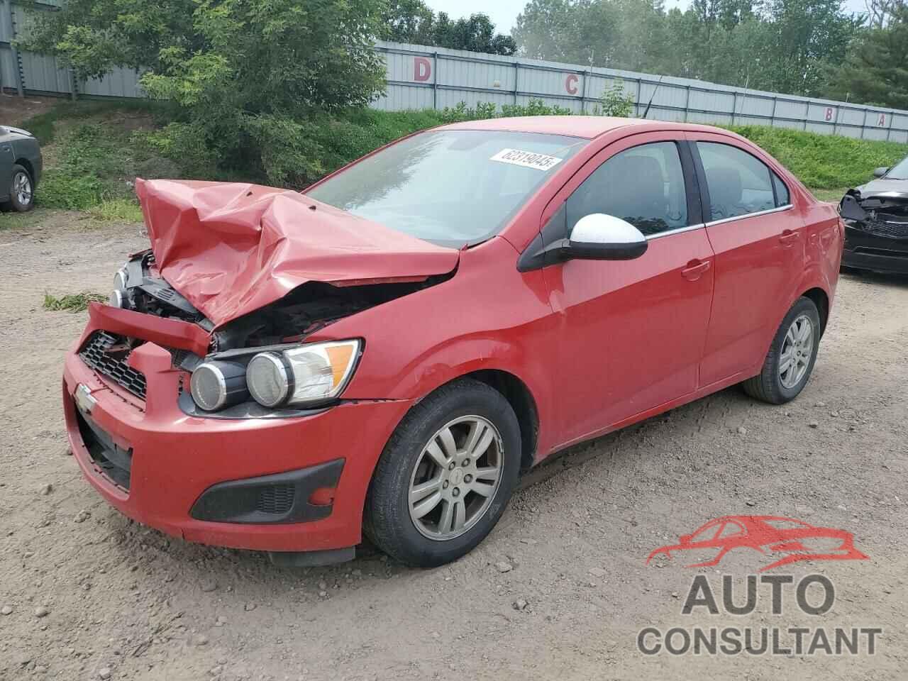 CHEVROLET SONIC 2012 - 1G1JC5SH1C4107284