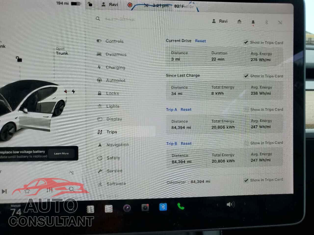 TESLA MODEL 3 2021 - 5YJ3E1EB7MF847992