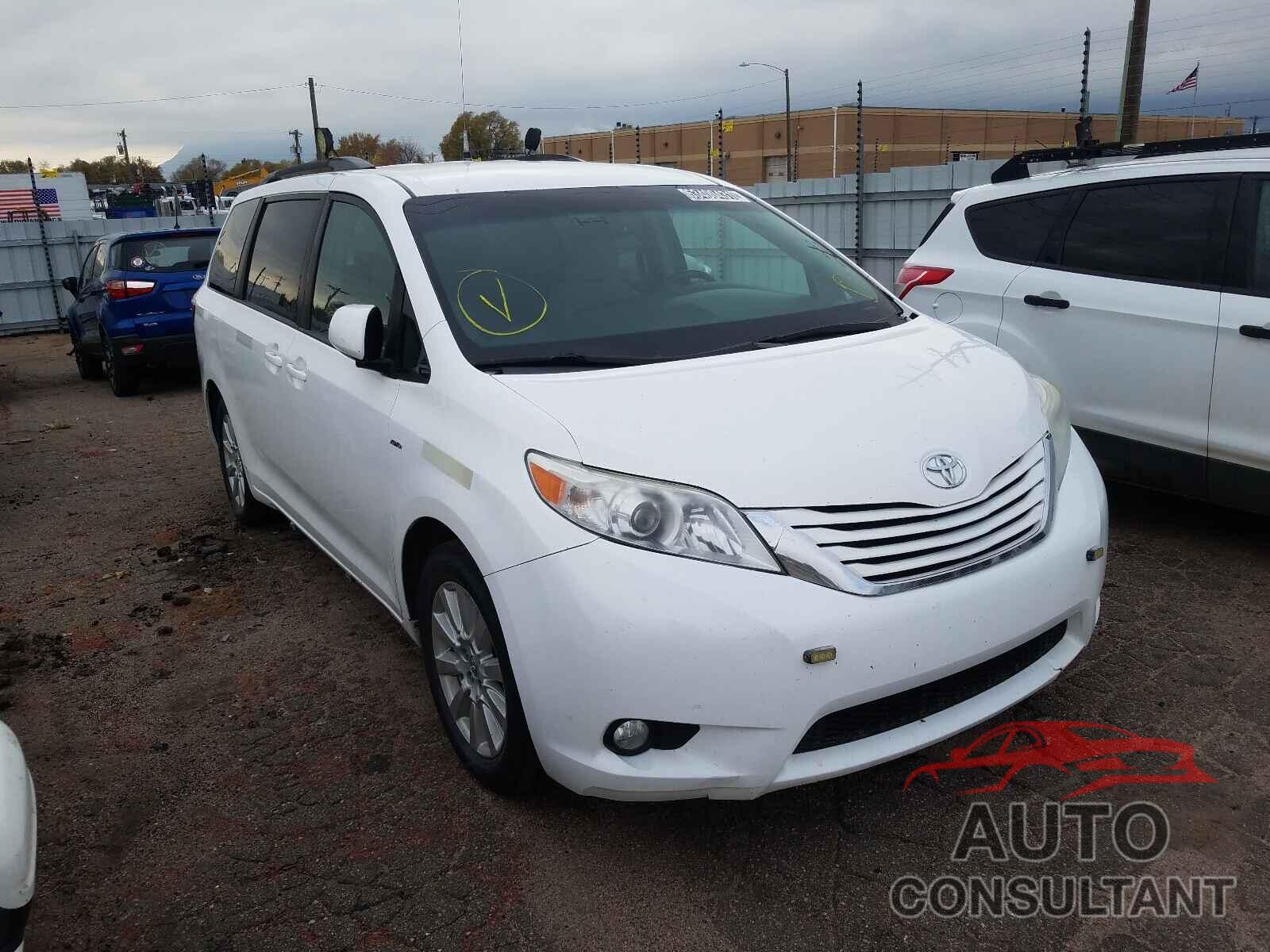 TOYOTA SIENNA 2017 - 5TDJZ3DC5HS162439