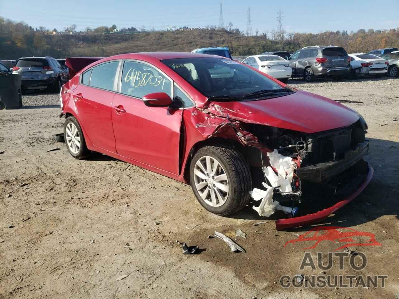 KIA FORTE 2016 - KNAFX4A68G5443670