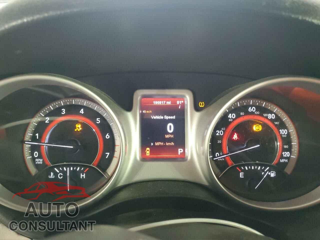 DODGE JOURNEY 2012 - 3C4PDCAB3CT204853