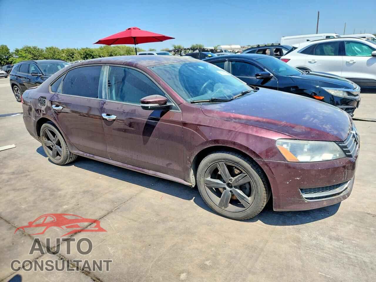 VOLKSWAGEN PASSAT 2013 - 1VWAP7A38DC042256