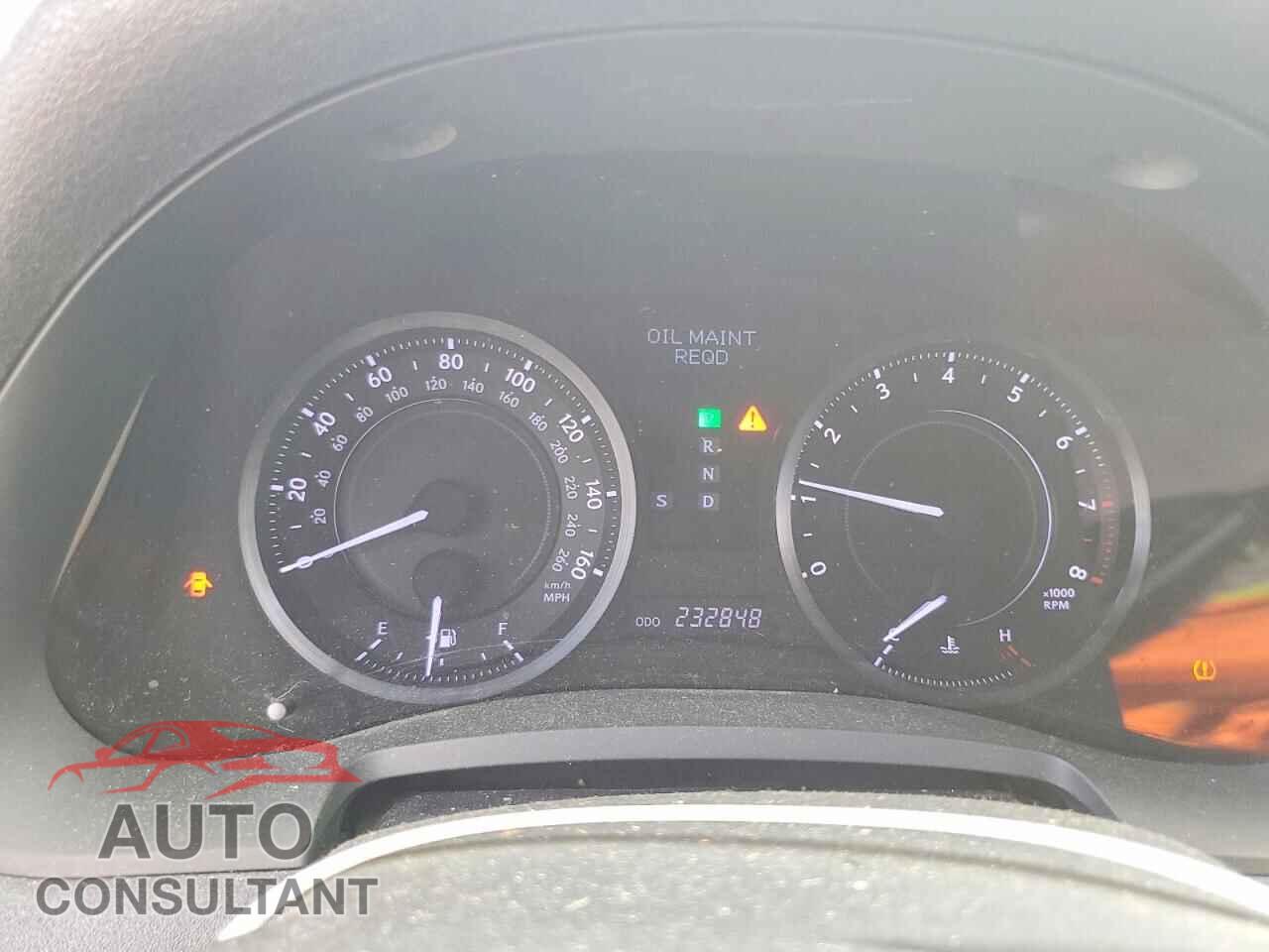 LEXUS IS 2012 - JTHFF2C29C2523073