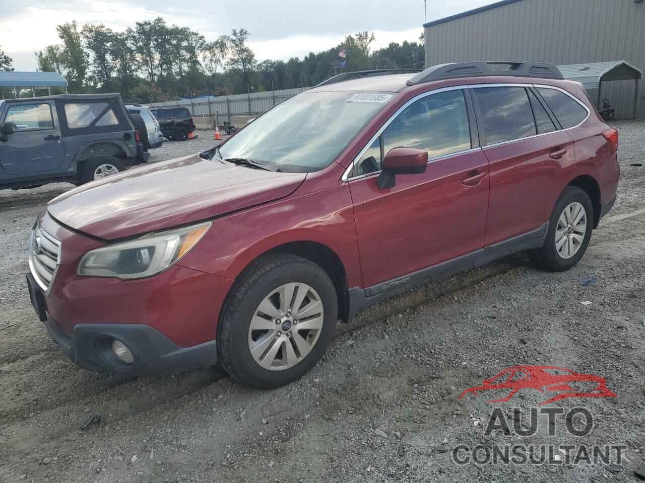 SUBARU OUTBACK 2015 - 4S4BSACCXF3257927