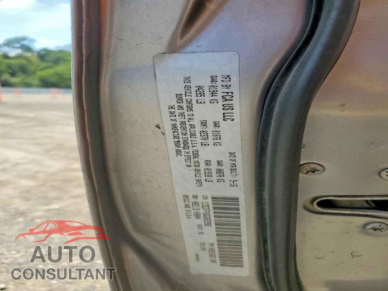 DODGE DART 2016 - 1C3CDFFA3GD822982
