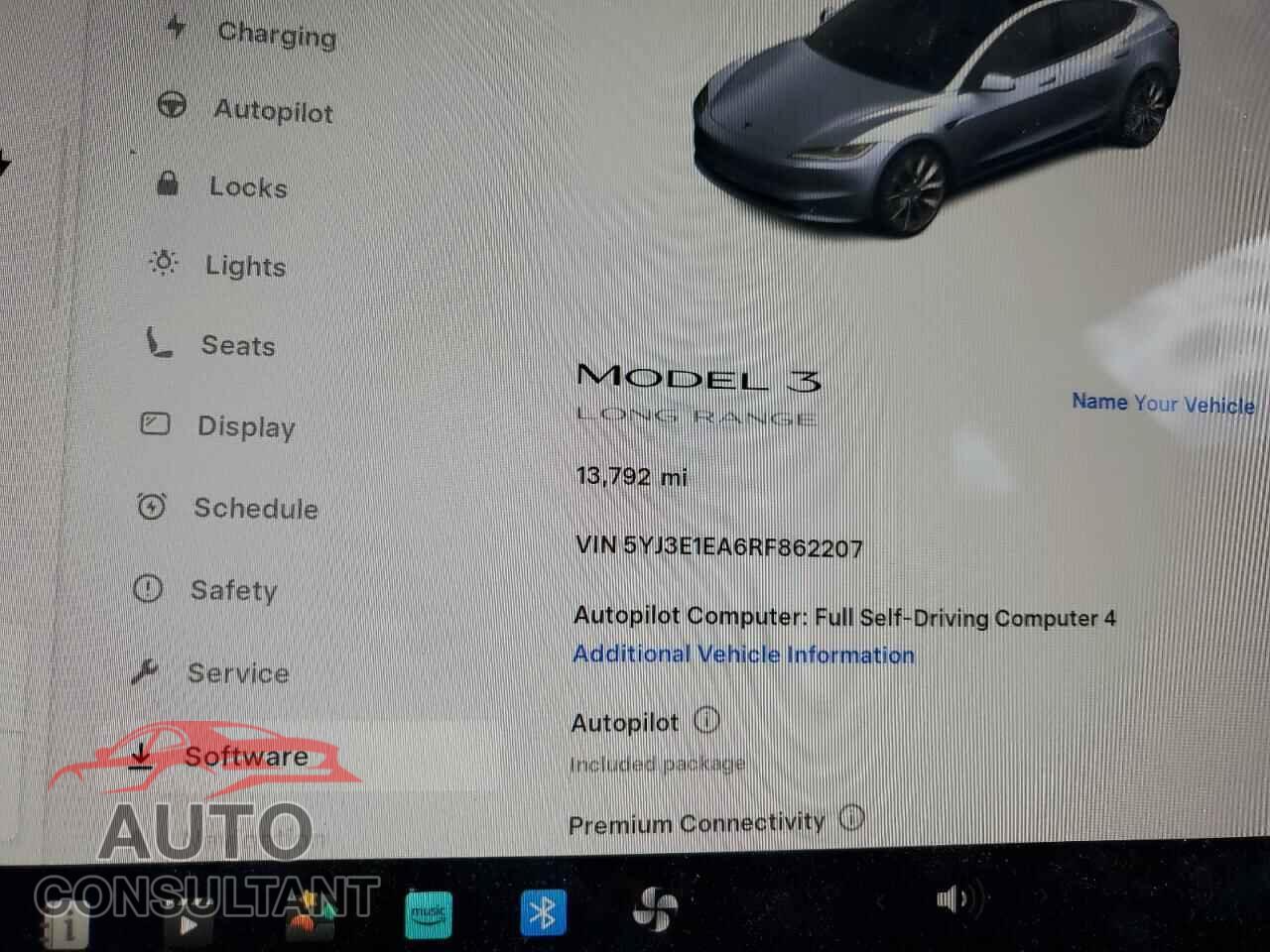 TESLA MODEL 3 2024 - 5YJ3E1EA6RF862207