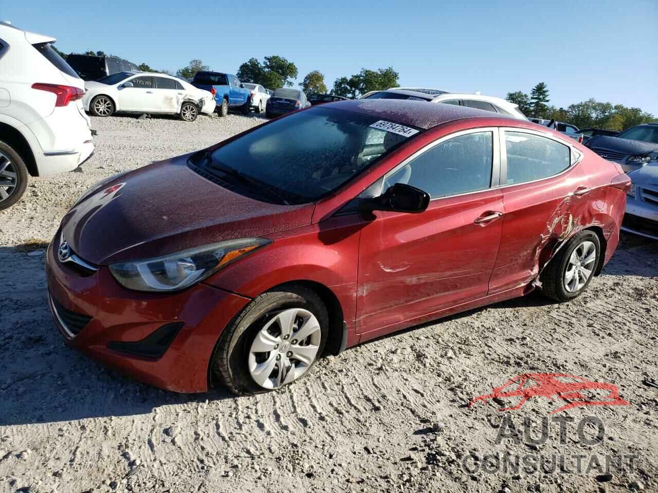 HYUNDAI ELANTRA 2016 - 5NPDH4AE9GH718820