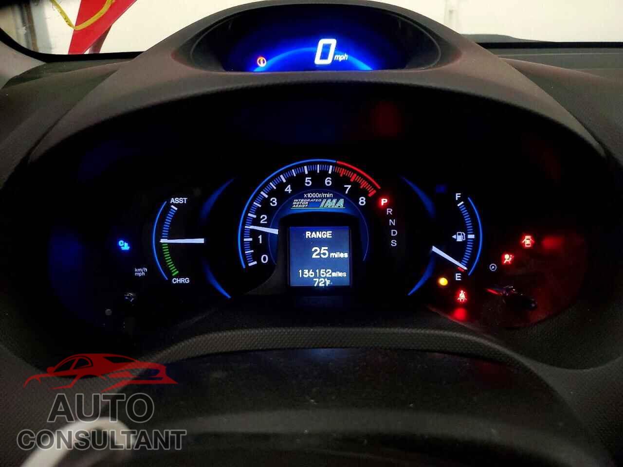 HONDA INSIGHT 2012 - JHMZE2H79CS003976