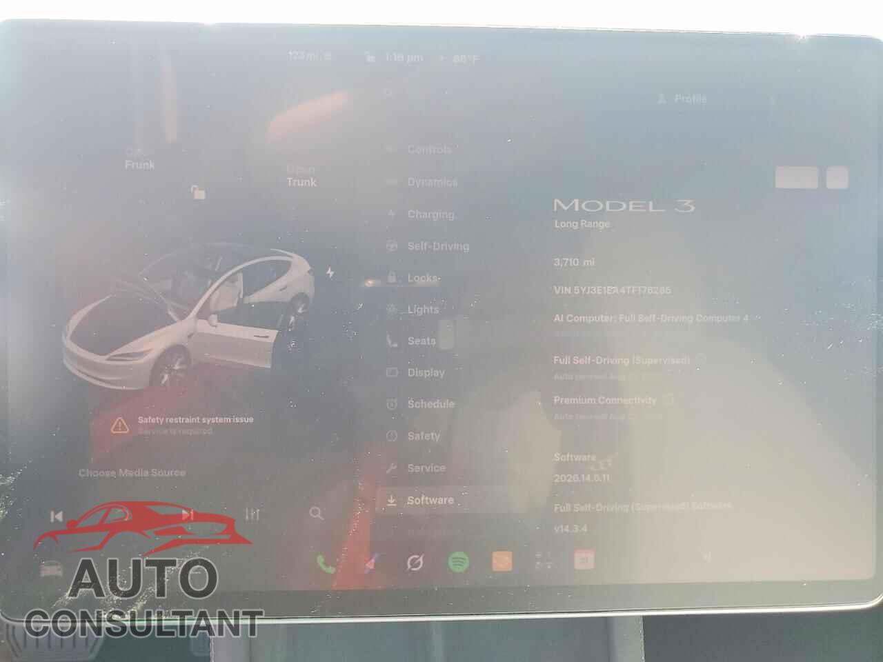 TESLA MODEL 3 2026 - 5YJ3E1EA4TF176285