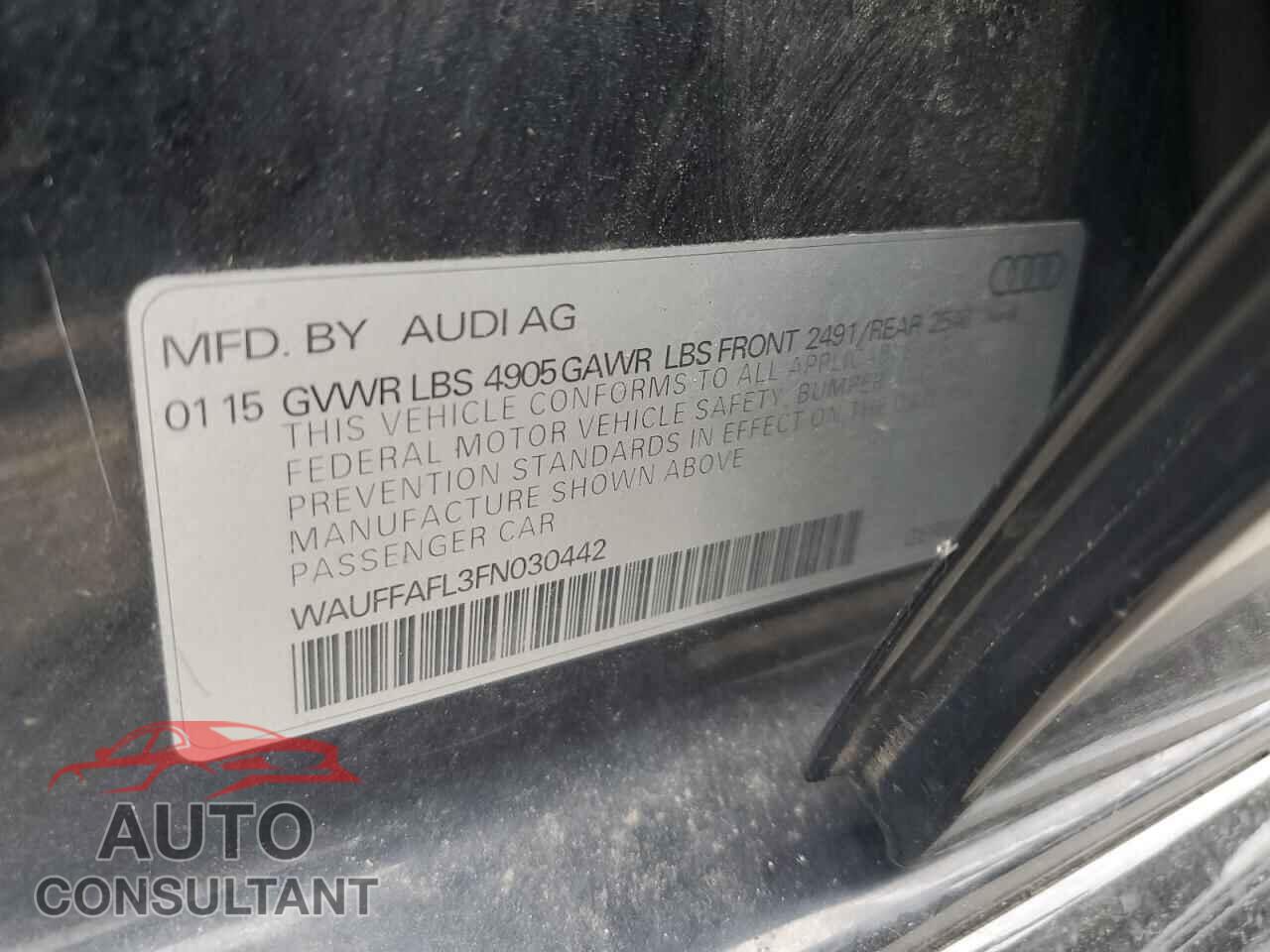 AUDI A4 2015 - WAUFFAFL3FN030442