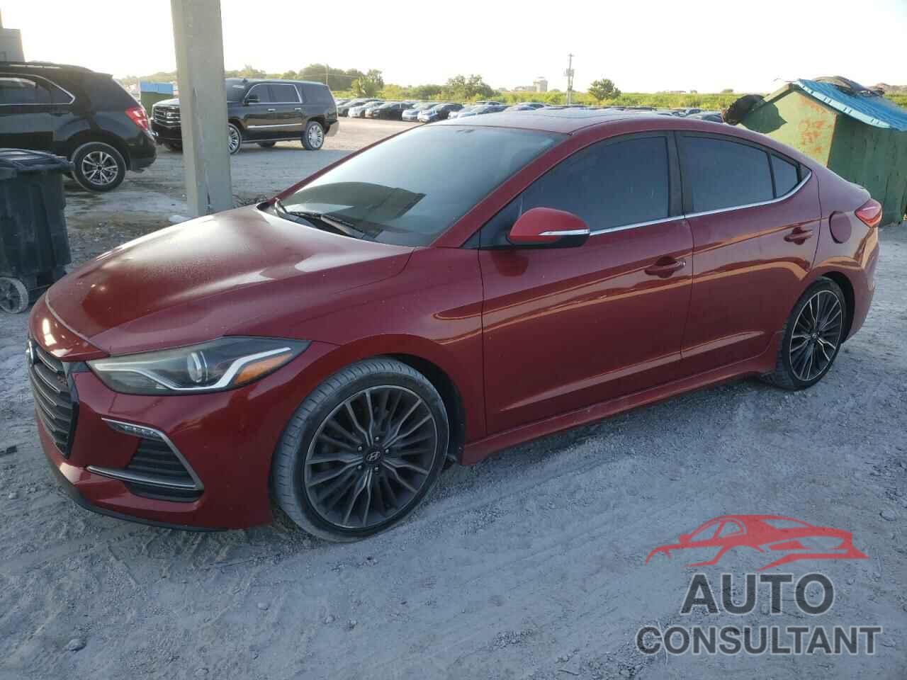 HYUNDAI ELANTRA 2018 - KMHD04LBXJU614341