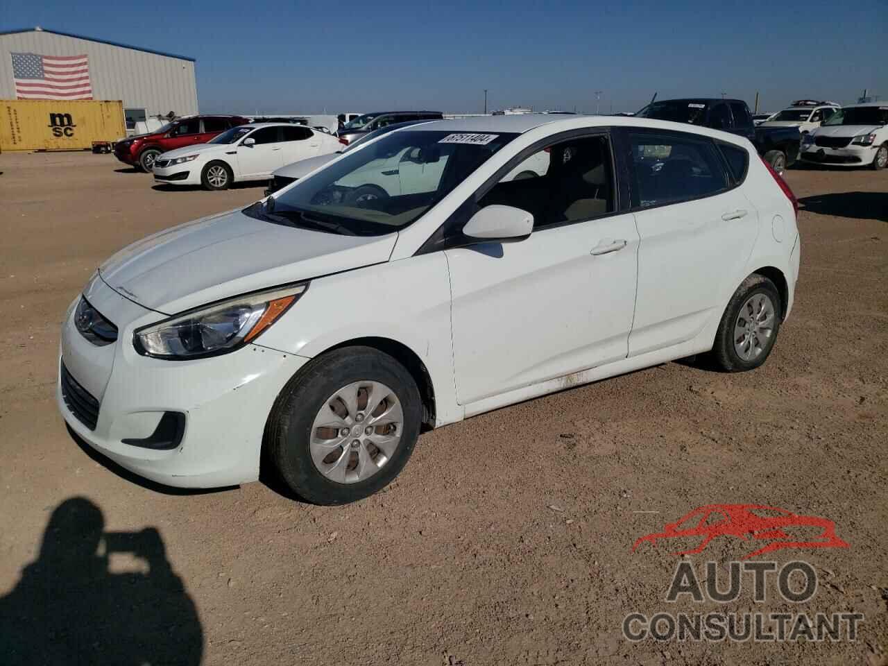 HYUNDAI ACCENT 2016 - KMHCT5AEXGU267995