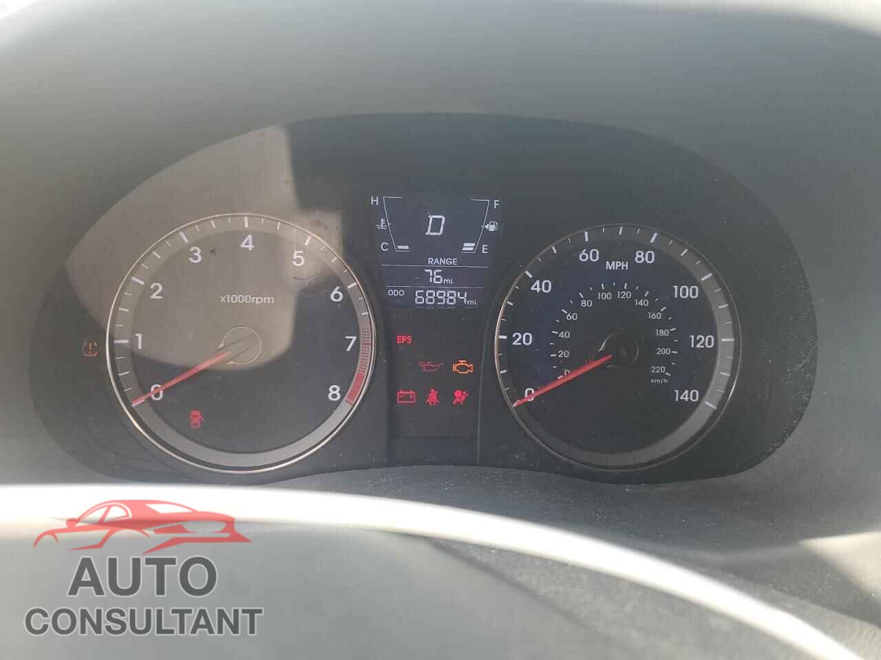 HYUNDAI ACCENT 2013 - KMHCT5AE4DU094227