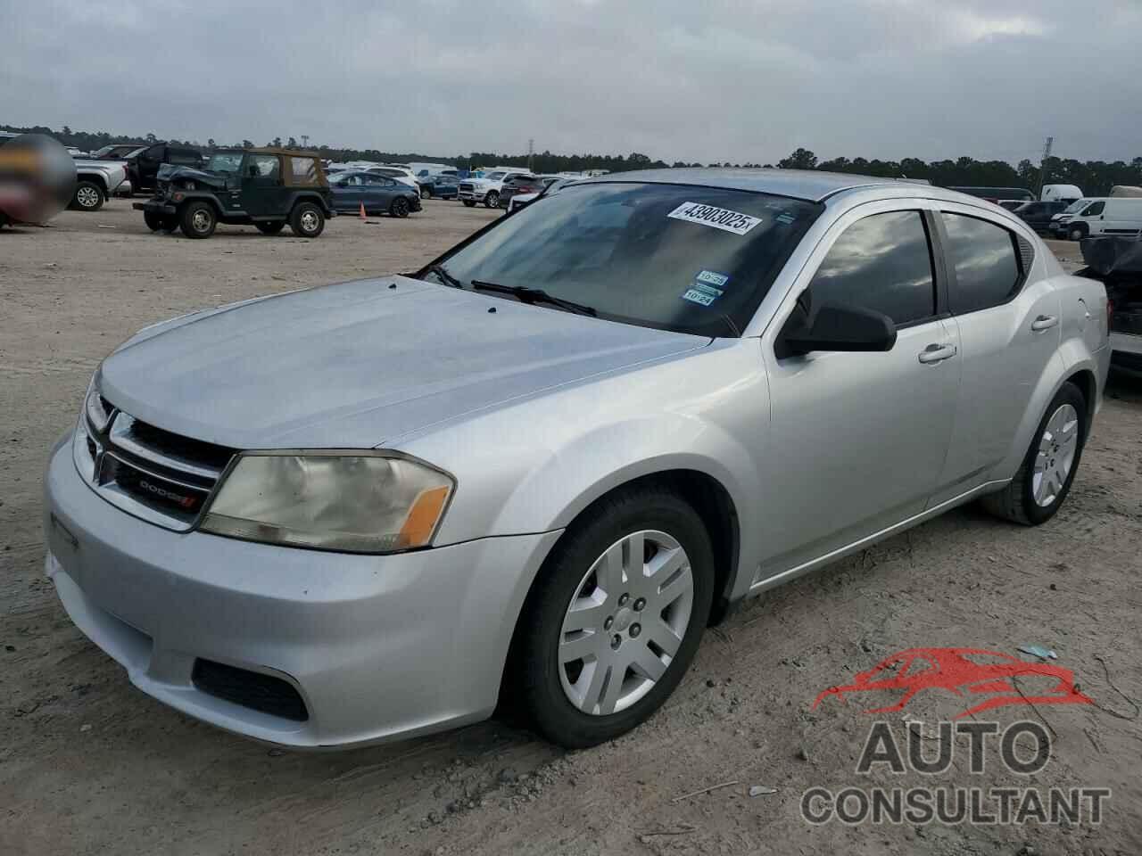 DODGE AVENGER 2012 - 1C3CDZAB3CN232111