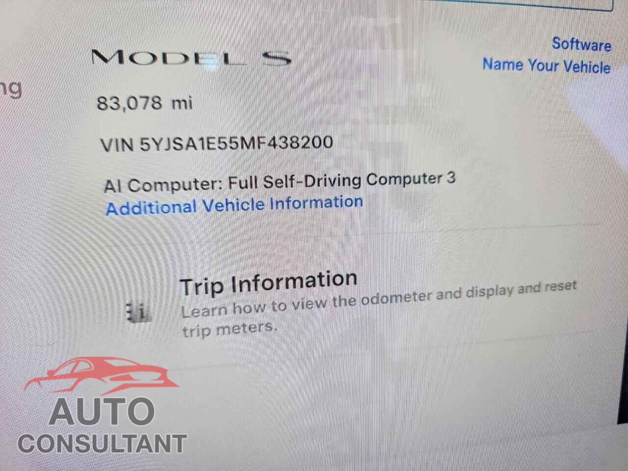 TESLA MODEL S 2021 - 5YJSA1E55MF438200