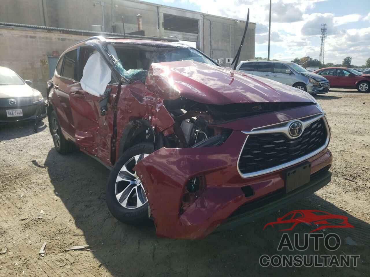 TOYOTA HIGHLANDER 2021 - 5TDHZRBHXMS071791