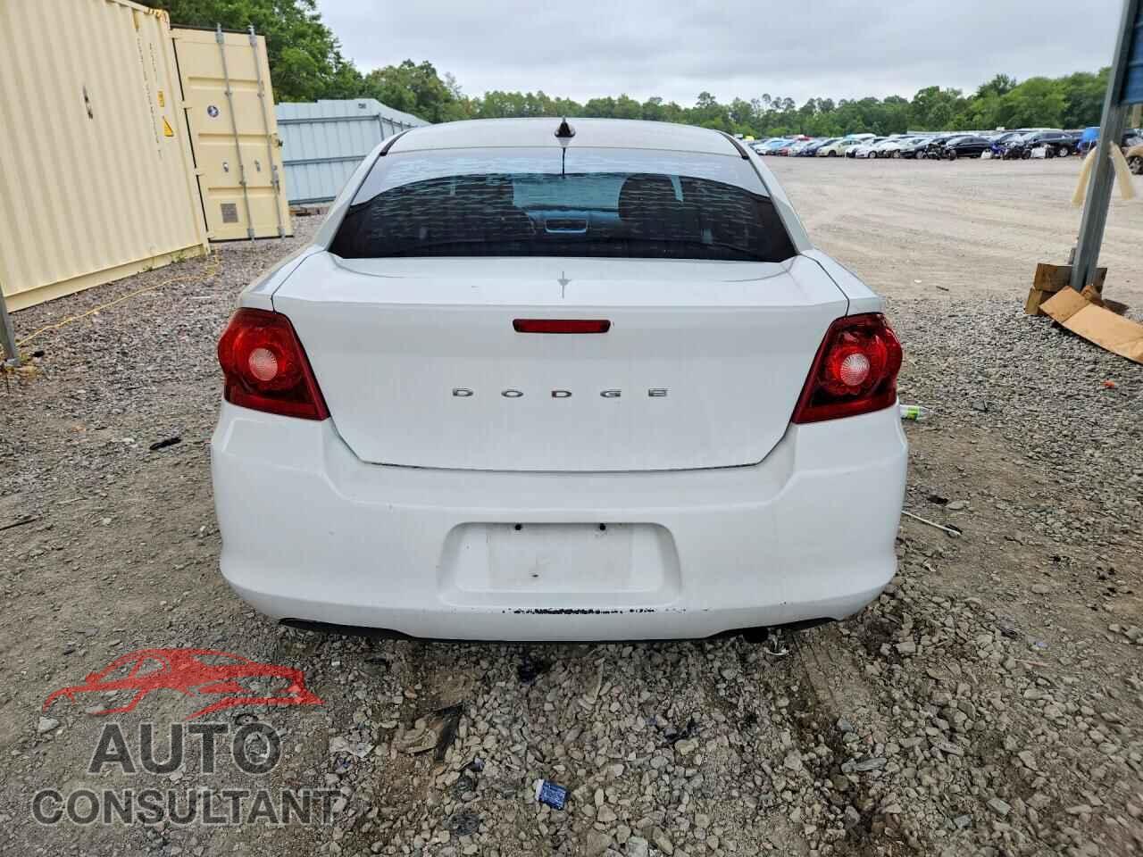 DODGE AVENGER 2012 - 1C3CDZAB1CN215985
