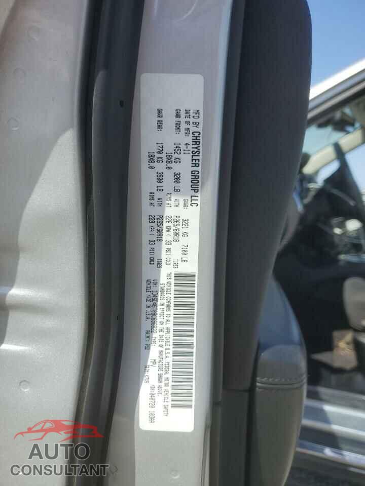 DODGE DURANGO 2011 - 1D4SD4GT0BC696822